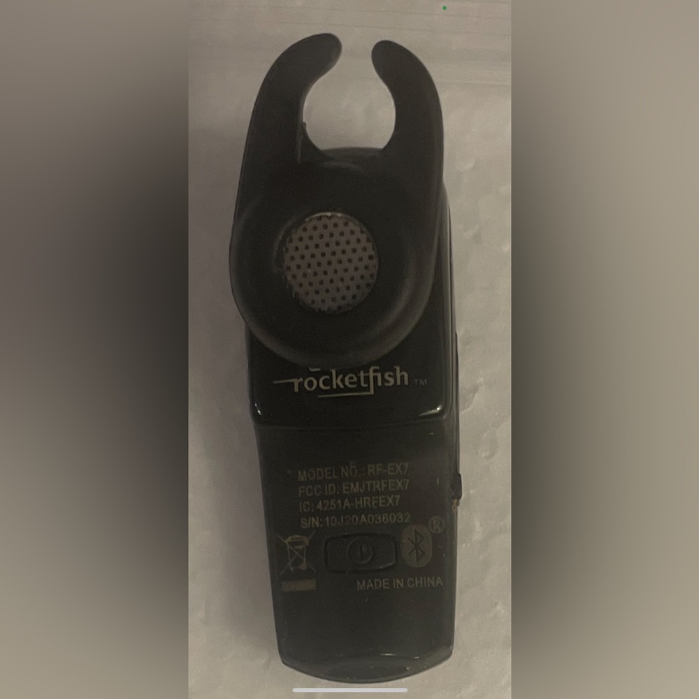 Rocketfish RF-EX7 mobile Bluetooth headset Touch Sensitive volume control